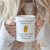 Ducks in a Row Mug - Funny Snarky Coffee Cup - Sarcastic Office Gift for Coworkers, Bosses & Perfectionists - Witty Humor Mug for Type A Personalities - Perfect Desk Accessory