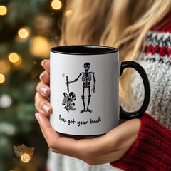 I Love You Skeleton Couple Mug - Funny Skeleton Lovers Gift for Boyfriend Girlfriend Him Her Dad Mom - Skeleton Wife Husband Mug - Wedding Anniversary Birthday Party Favor