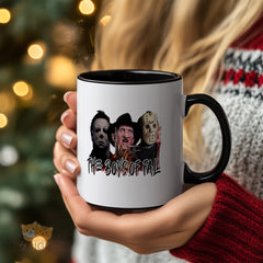 Horror Icons Mug - The Boys of Fall Edition, Halloween Gift for Fans, Spooky and Unique Coffee Mug for Horror - Lovers