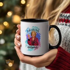 Funny Betty White "Fresh Outta Fucks" Mug - Unique Gift for TV Fans, Hipster & Comedians Lovers, Perfect for Coffee or Tea, 11oz Ceramic Cup