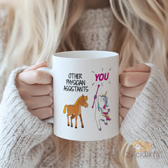 Unique Physician Assistant Mug - Stand Out with Unicorn Design for PA Professionals & Enthusiasts, Perfect Gift Idea for Healthcare Workers