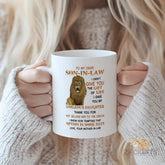 To My Dear Son - In - Law Mug - Hilarious "Not Selling Her to the Circus" Message for Mother - in - law to Daughter - in - law - Funny Family Gift for Son - In - Law, Coffee Mug with Heartfelt Note