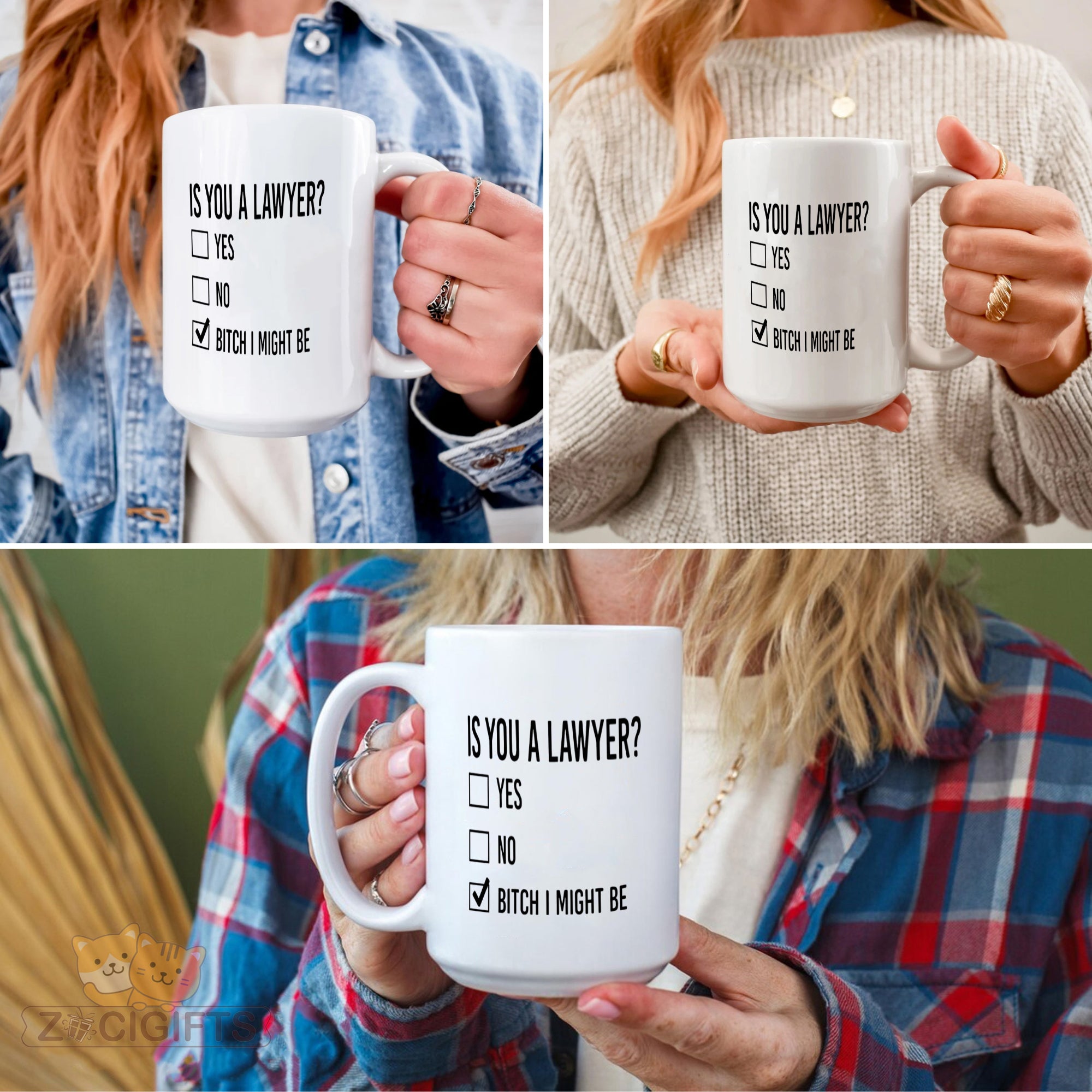 Lawyer Gift Mug - Funny Attorney Coffee Cup - Sarcastic Legal Professional Present for Graduation, Retirement, Birthday - Ceramic Mug with Witty Lawyer Quote - Perfect for Law Firm Gifts
