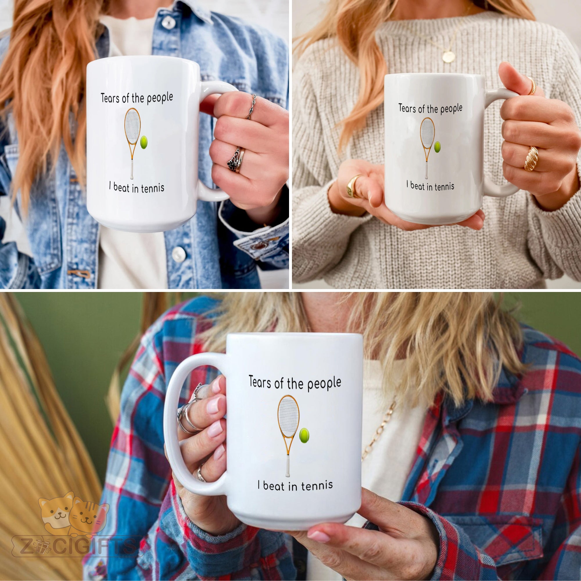 Tennis Mug – Tennis Gift for Players & Coaches – Funny Tennis Lover Coffee Cup – Best Tennis Tournament Prize, Team Gift – Durable Ceramic Mug with Handle