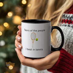 Tennis Mug – Tennis Gift for Players & Coaches – Funny Tennis Lover Coffee Cup – Best Tennis Tournament Prize, Team Gift – Durable Ceramic Mug with Handle
