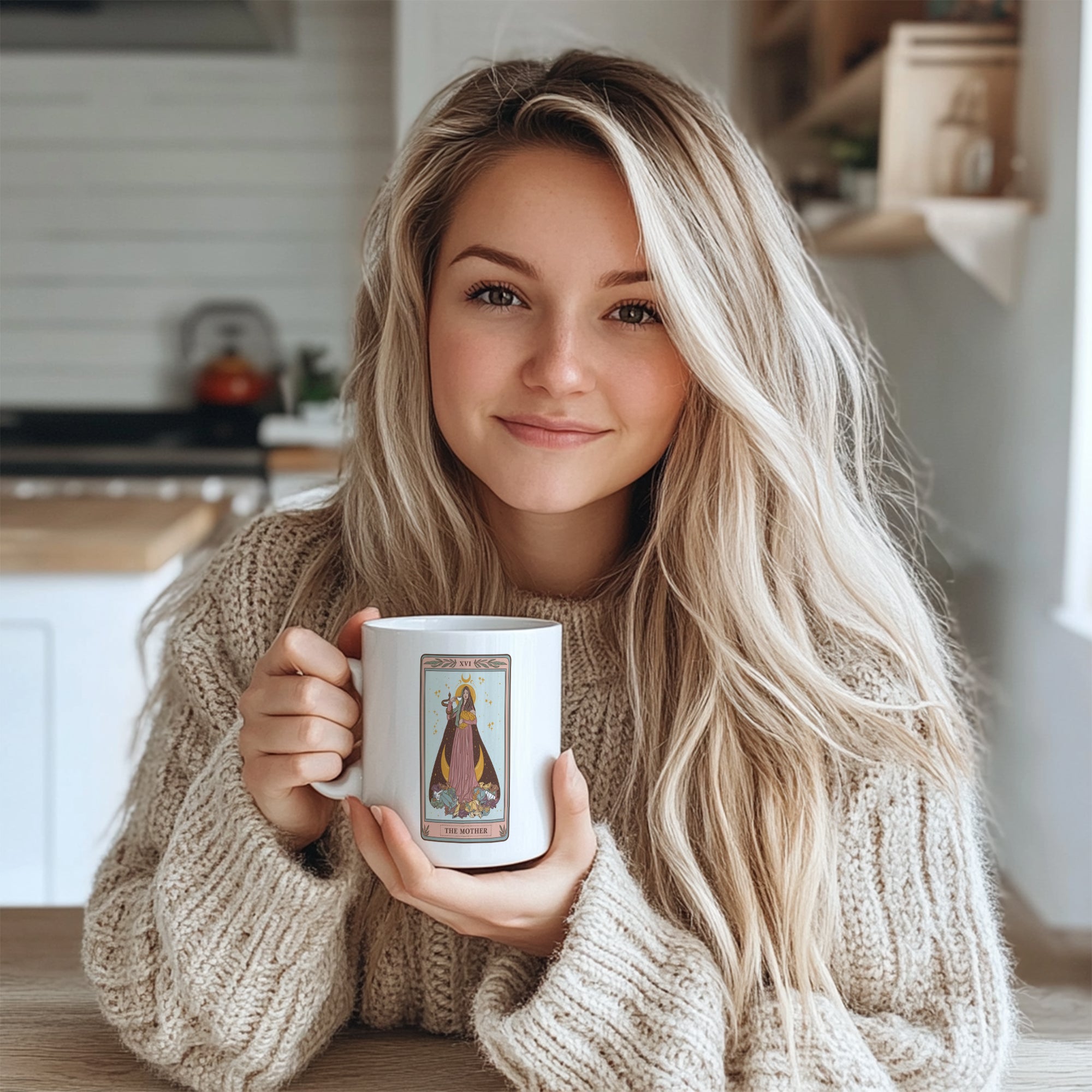 The High Priestess Tarot Mug - Mystical Coffee Cup for Intuitives & Tarot Readers - Occult Witchy Gift with Classic Rider-Waite Art - Perfect for Psychics, Moon Goddesses & Spiritual Seekers