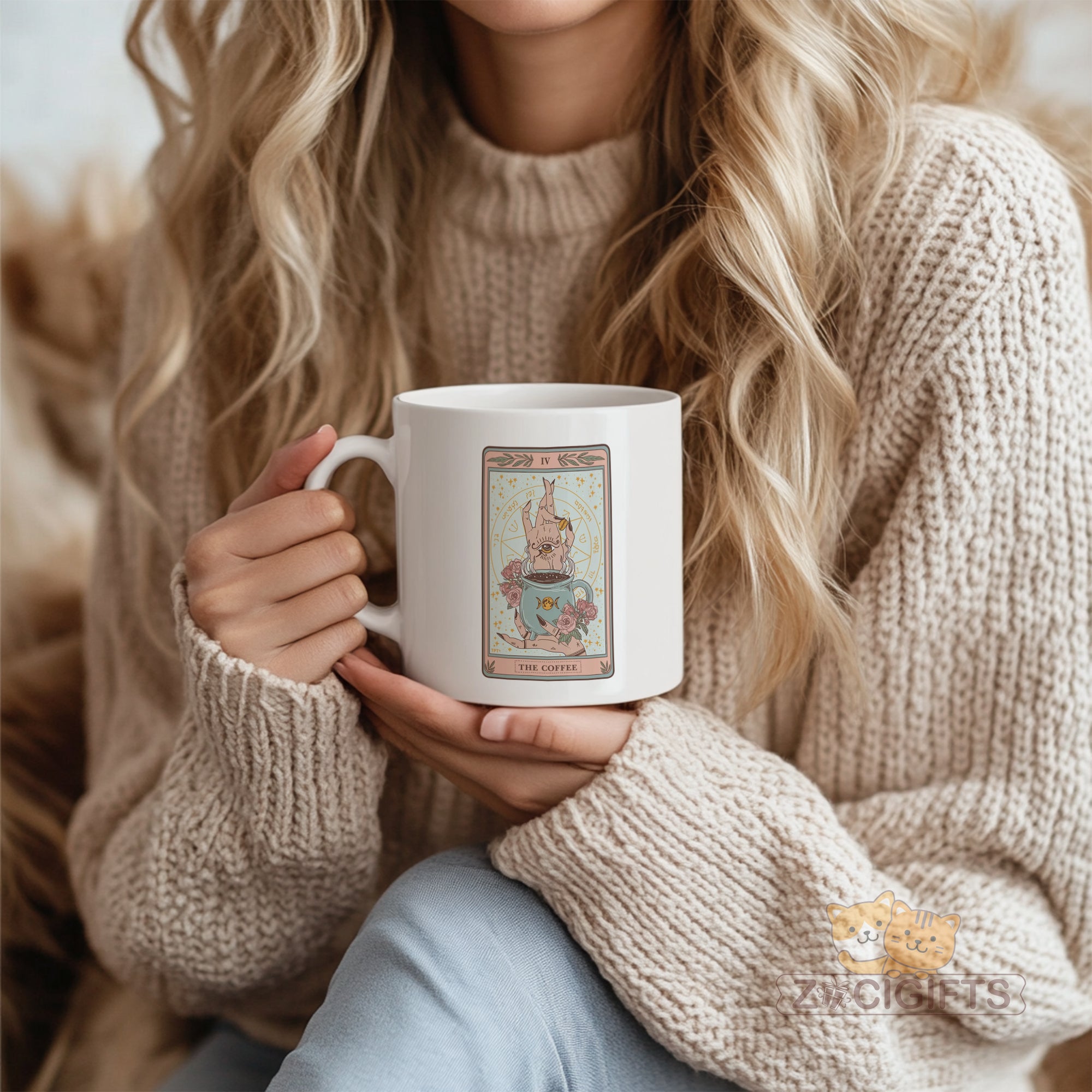Tarot Card Mug - Mystical Coffee Cup for Tarot Readers & Occult Lovers - Unique Witchy Gift with Classic Rider-Waite Art - Perfect for Psychics, Witches & Spiritual Seekers