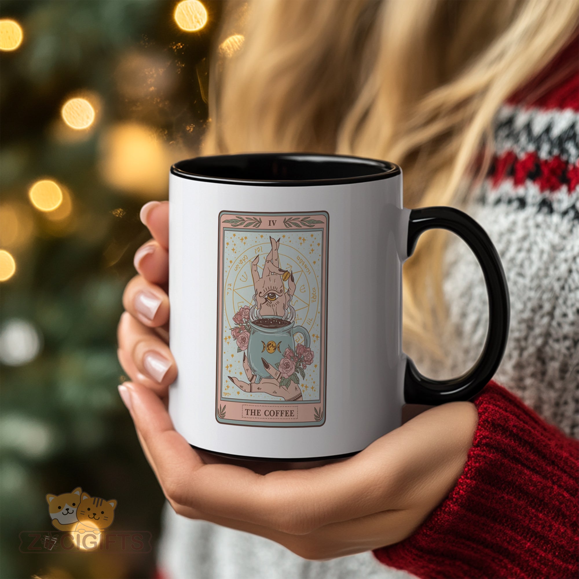 Tarot Card Mug - Mystical Coffee Cup for Tarot Readers & Occult Lovers - Unique Witchy Gift with Classic Rider-Waite Art - Perfect for Psychics, Witches & Spiritual Seekers
