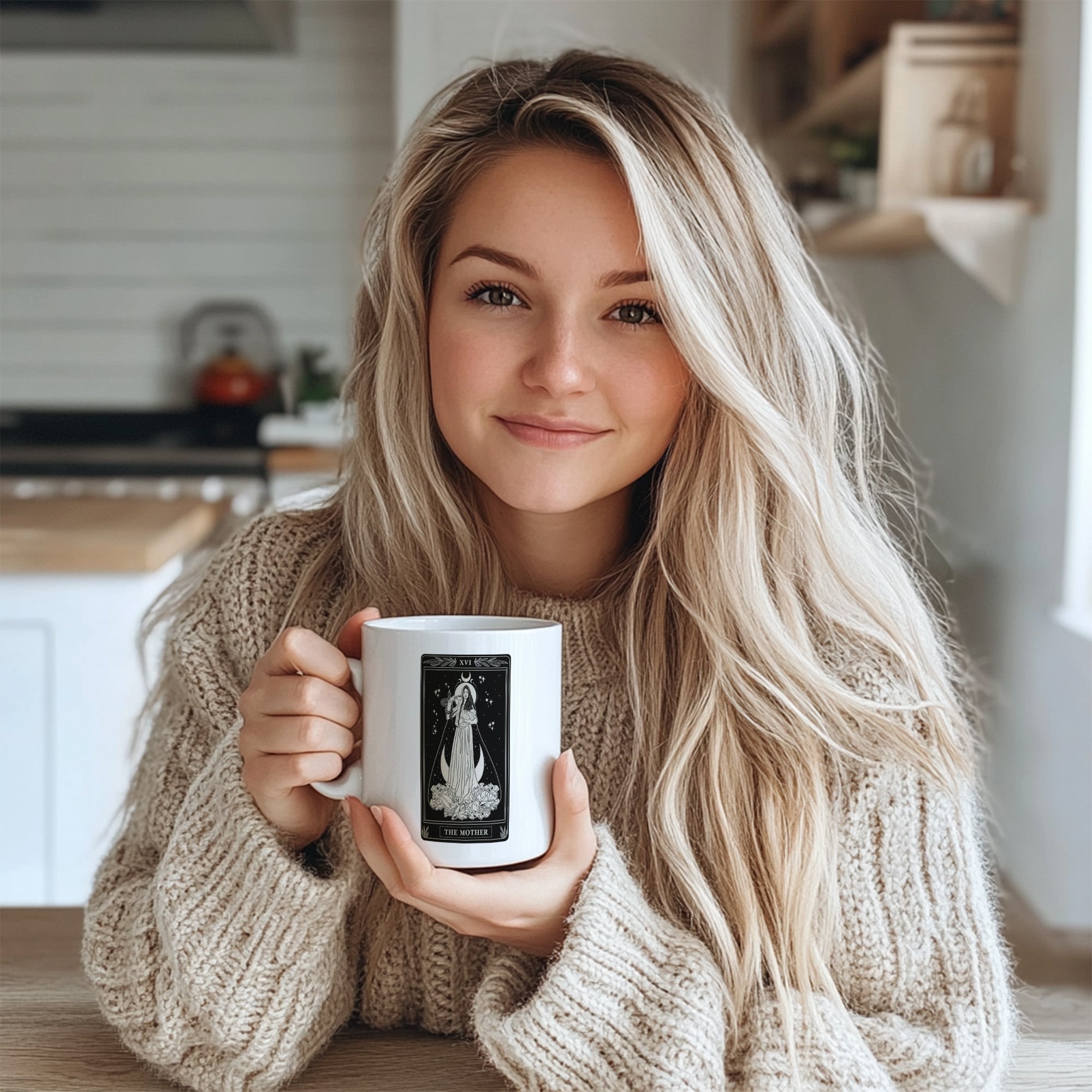 The Sun Tarot Card Mug - Radiant Occult Coffee Cup - Uplifting Gift for Tarot Readers & Lightworkers - Vibrant Rider-Waite Inspired Design - Perfect for Energy Healers & Spiritual Seekers