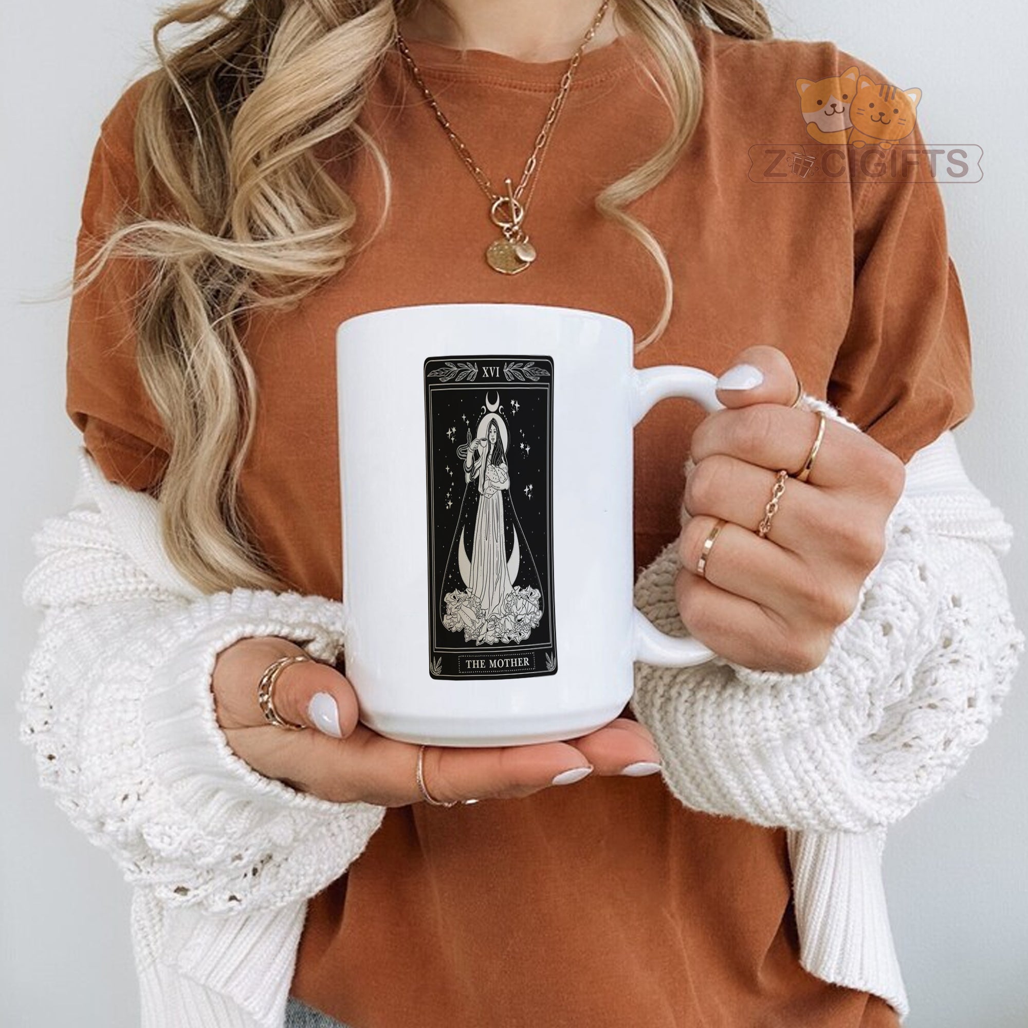 The Sun Tarot Card Mug - Radiant Occult Coffee Cup - Uplifting Gift for Tarot Readers & Lightworkers - Vibrant Rider-Waite Inspired Design - Perfect for Energy Healers & Spiritual Seekers