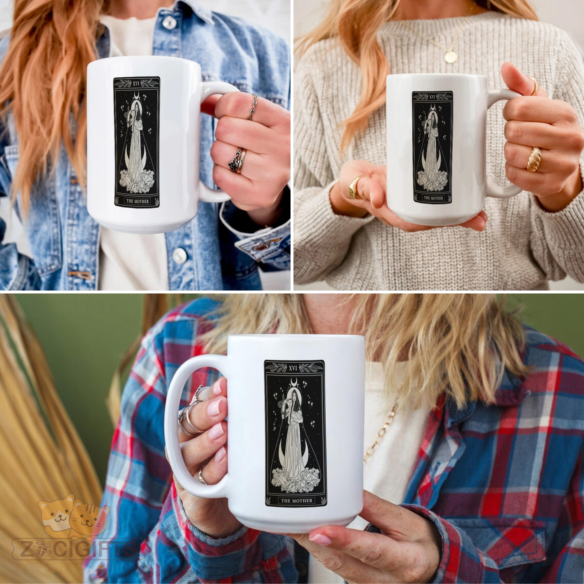 The Sun Tarot Card Mug - Radiant Occult Coffee Cup - Uplifting Gift for Tarot Readers & Lightworkers - Vibrant Rider-Waite Inspired Design - Perfect for Energy Healers & Spiritual Seekers