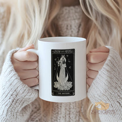 The Sun Tarot Card Mug - Radiant Occult Coffee Cup - Uplifting Gift for Tarot Readers & Lightworkers - Vibrant Rider-Waite Inspired Design - Perfect for Energy Healers & Spiritual Seekers
