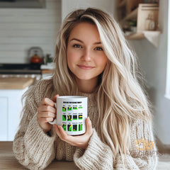 Unique "How Are You Feeling Today?" Mug - Express Your Emotions with Quirky Pixel - Art Design, Perfect Gift for Friends and Yourself