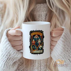 Hocus Pocus Sanderson Sisters Vintage - Style Ceramic Mug for Halloween Fans, Movie Lovers, and Collectors - Perfect for Coffee, Tea, and Cozy Nights