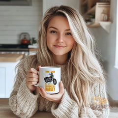 Fun Motorcycle - themed Mug: "I Don't Snore, I'm Just Dreaming I'm a Harley" - Unique Gift for Bikers and Motorcycle Enthusiasts