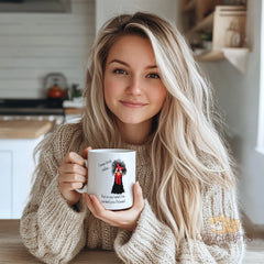 Funny Chicken Mug | I May Look Calm... But In My Head I've Pecked You 3 Times! | Sarcastic Quote Mug for Women Men Coffee Tea Lovers | Novelty Gift Idea for Friends Family Coworkers Birthday Anniversary