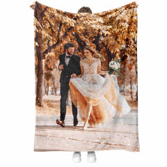 Personalized Photo Blanket, Custom Throw Blanket, Mothers Day Gifts, Family Photo Gifts, Couples Gift, Personalized Gift for Her or Him
