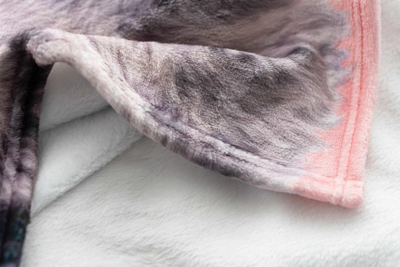 Custom Pet Blanket with Photo and Name Personalized Dog Cat Memorial Gift for Pet Lover - Duty Paid by Seller