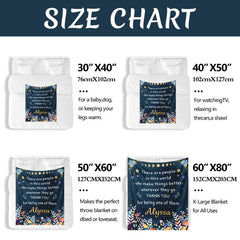 Thank You Gifts for Women, Custom Blanket with Name, Throw Blanket Appreciation Inspirational Gifts for Teacher, Coworker, Nurses, Friends