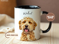 Custom Pet Mug Using Pet Photo + Name Custom Dog Mug Dog Coffee Cup Personalized Pet Mugs Dog Mom Mug Personalized Cat Dad Mug New Dog Mug